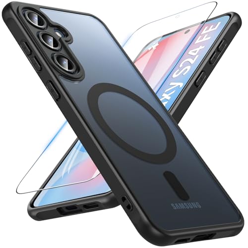 Magnetisch Für Samsung Galaxy S24 FE Hülle mit Panzerglas Glas,Militär –  Testberichte aus Berlin