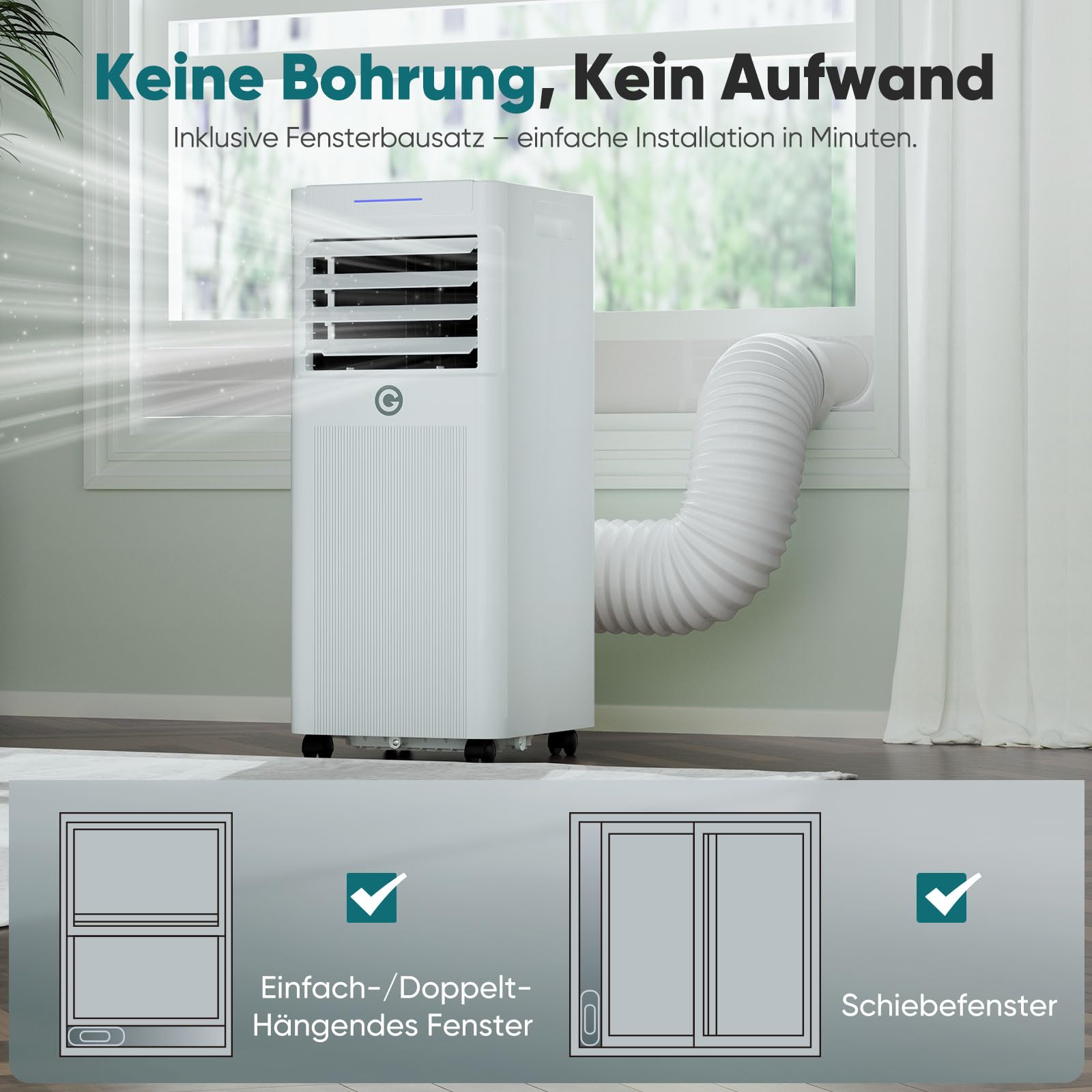 Klimaanlage Mit Abluftschlauch