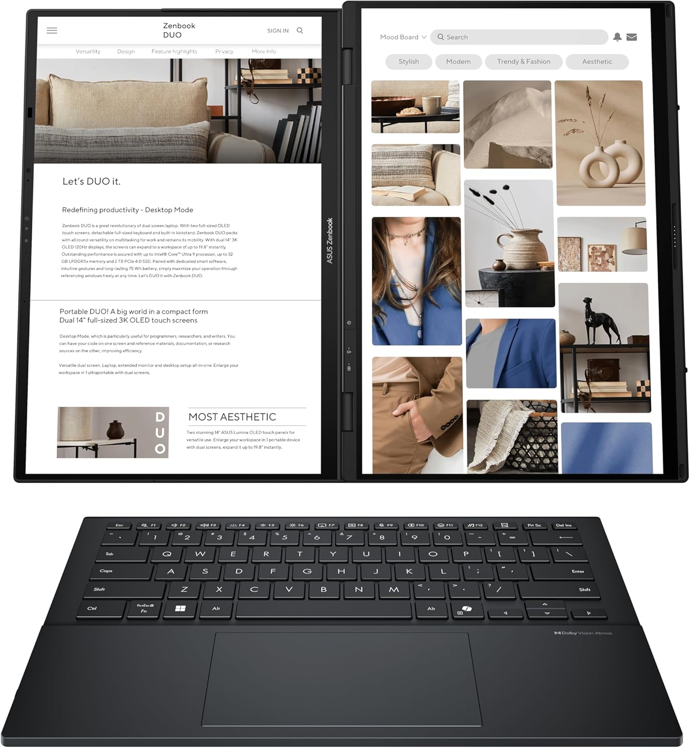 ASUS Zenbook Duo OLED UX8406CA im Test