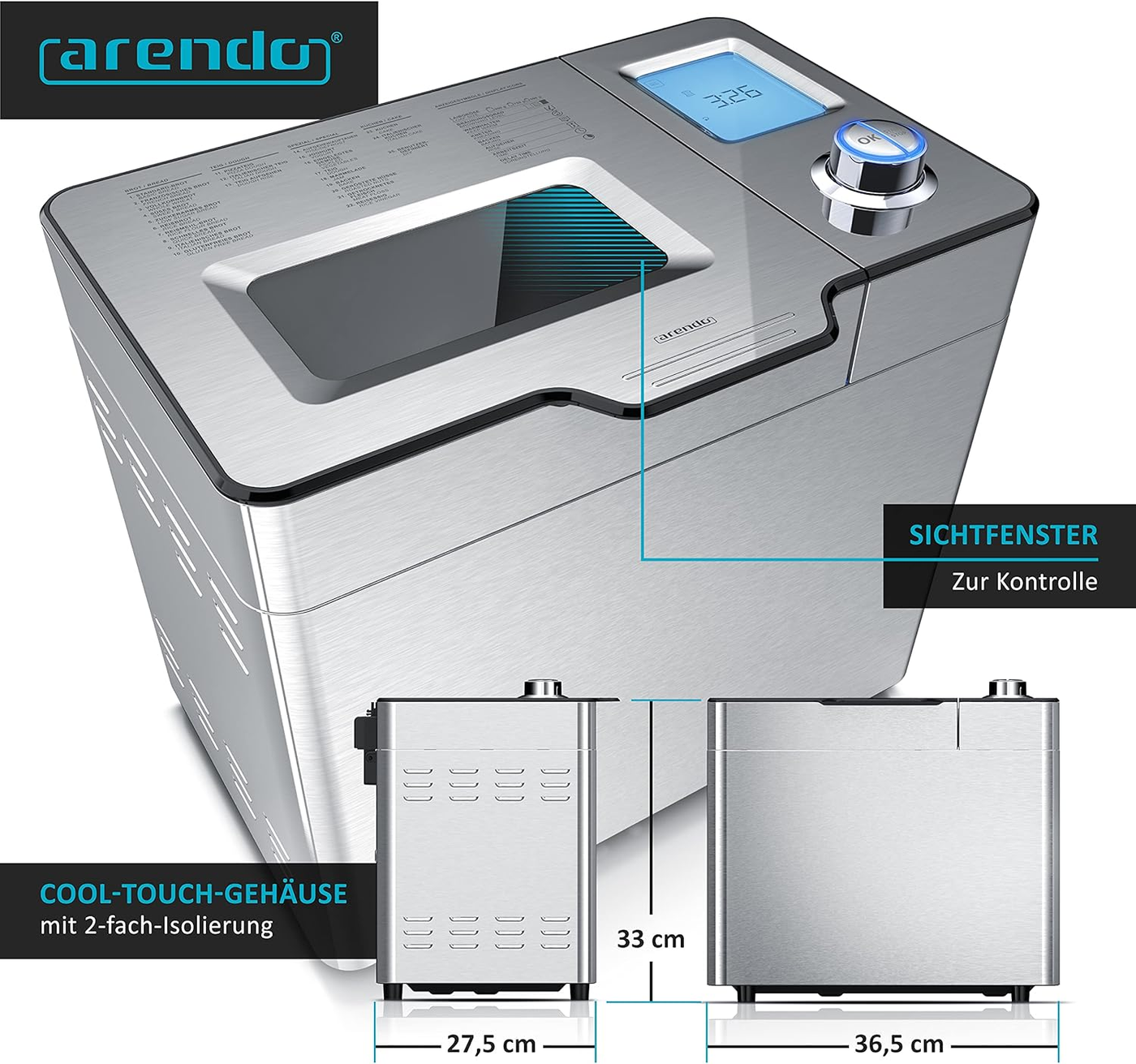 Arendo Brotbackautomat im Test