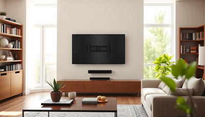 BONTEC TV Wandhalterung  für 23-70 Zoll Fernseher bis zu 45kg