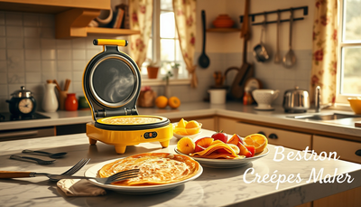 Bestron Crêpes Maker im Retro Design im Test
