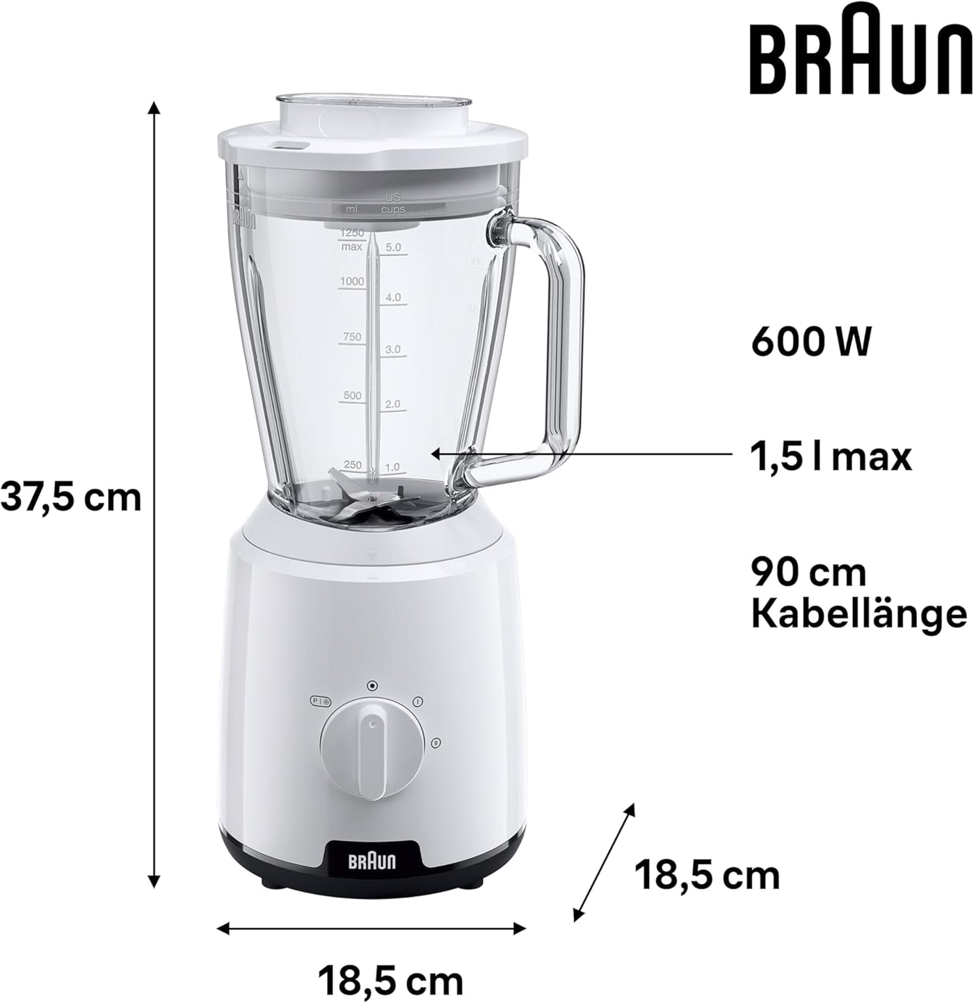 Braun PowerBlend 1 JB1050WH im Test