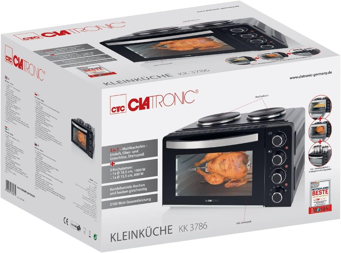 Clatronic Mini-Backofen KK 3786 im Test