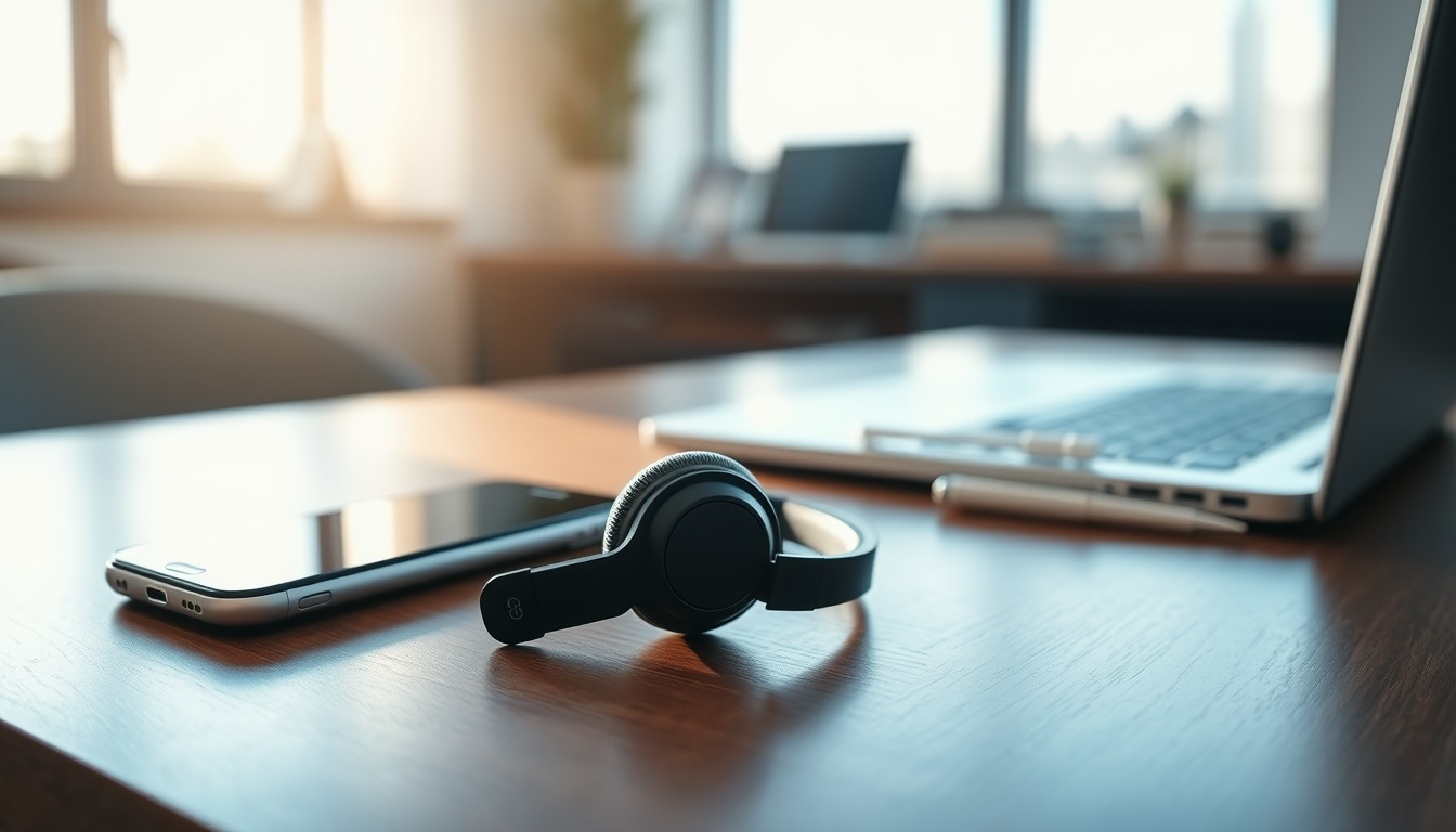 GEQUDIO GB-2 Bluetooth Headset mit Mikrofon