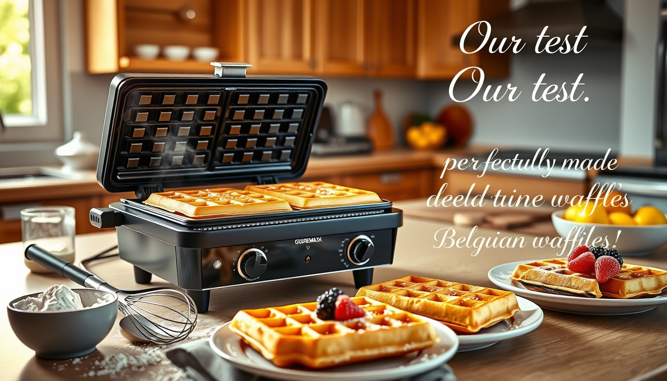 GOURMETmaxx Waffeleisen für 2 Waffeln Test