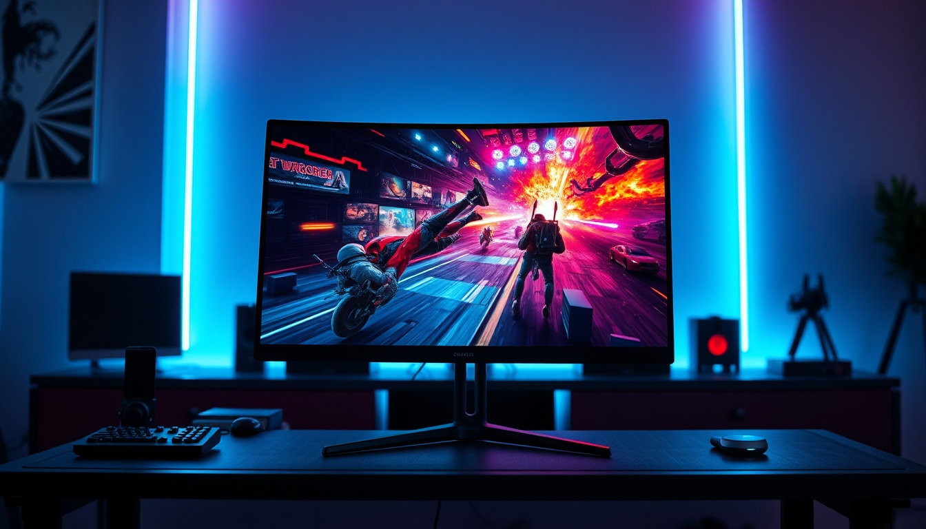 Gawfolk 27 Zoll Curved Gaming Monitor Test