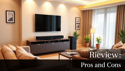 Hisense HS2100 2.1 Soundbar Home Theater System mit kabellosem Subwoofer Schwarz