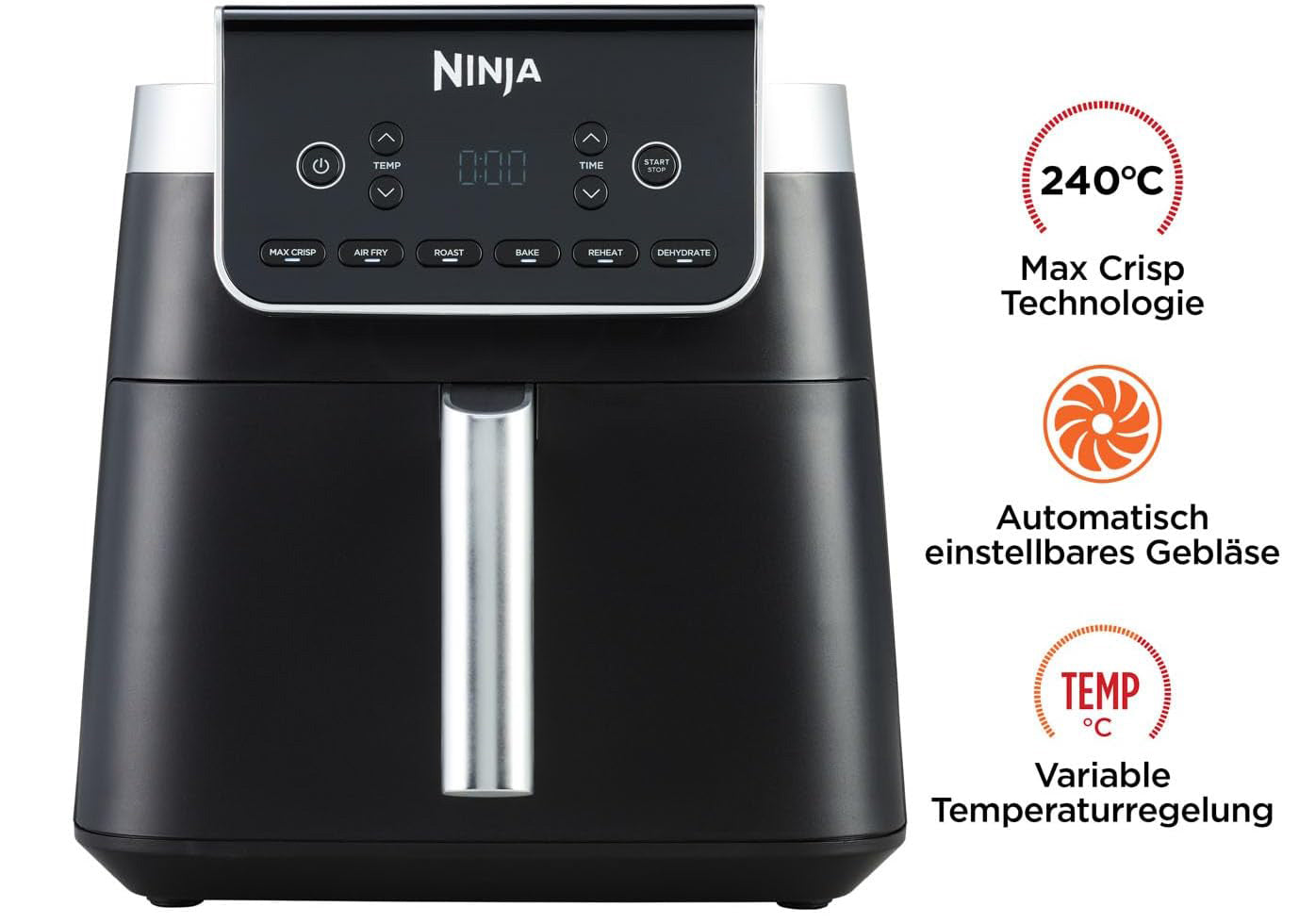 Im Test - Ninja MAX AF180EU Heißluftfritteuse