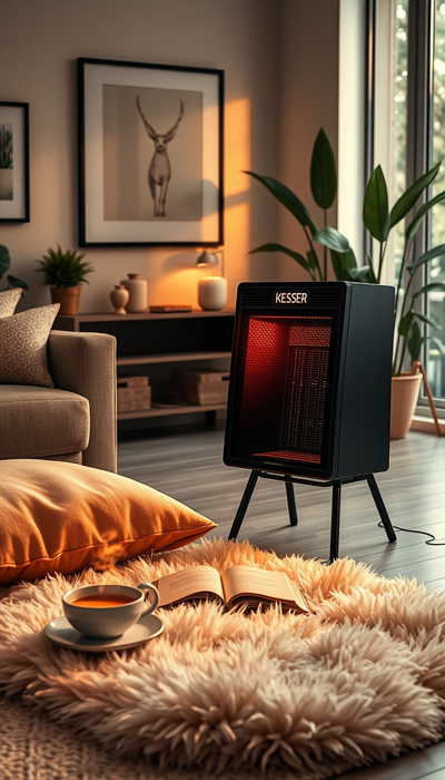 KESSER® Infrarotheizung 550 Watt im Test