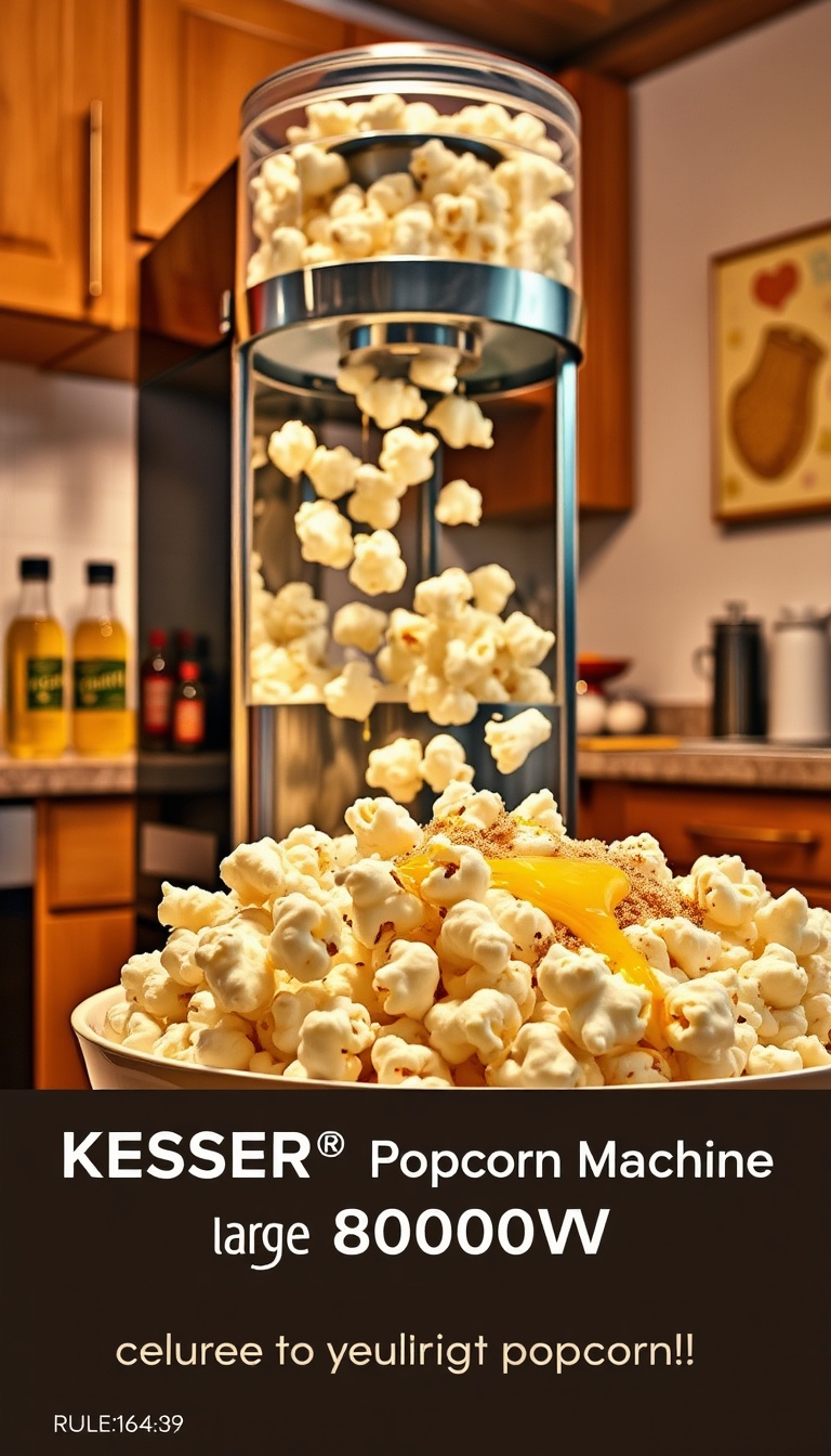 KESSER® Popcornmaschine Groß 800W Test