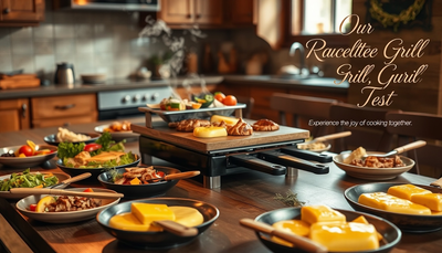 KESSER® Raclette-Grill mit Naturgrillstein im Test