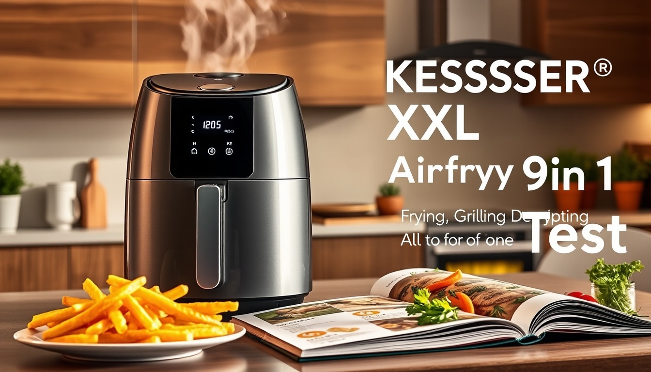 KESSER® XXL Airfryer 9in1 Heißluftfritteuse Test