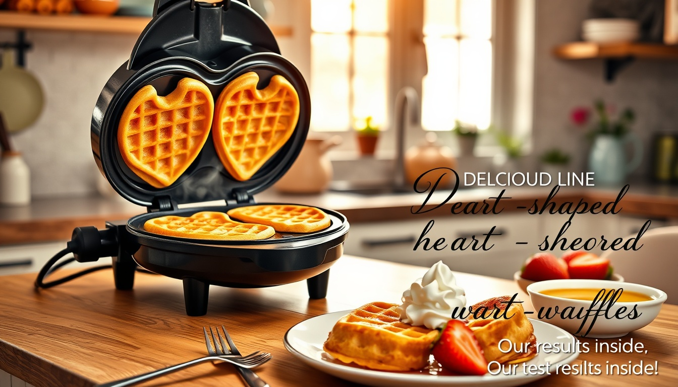 KLAMER Waffeleisen Herzwaffel Test