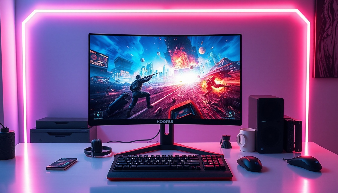 KOORUI 24 Zoll Gaming Monito Test