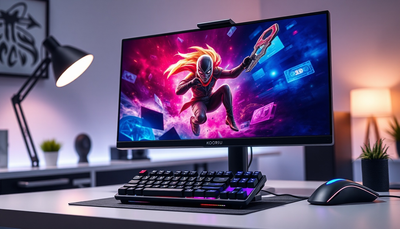 KOORUI PC Monitor 27 Zoll Gaming Bildschirm 100Hz Full HD
