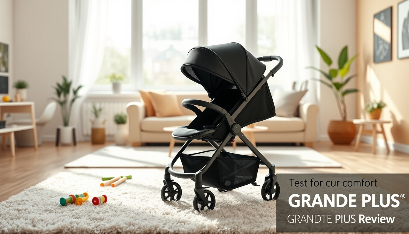Kinderkraft GRANDE PLUS Kinderkraft Buggy Schwarz Test