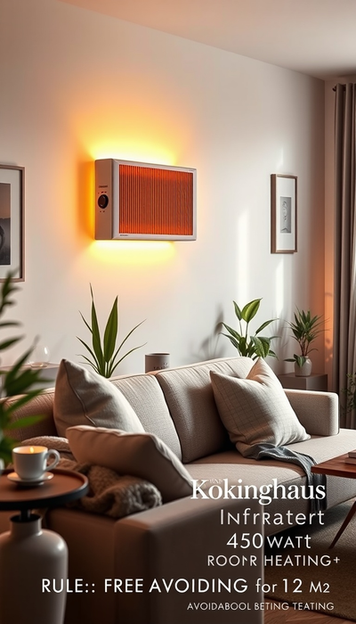 Könighaus Infrarot Wandheizung 450 Watt Test