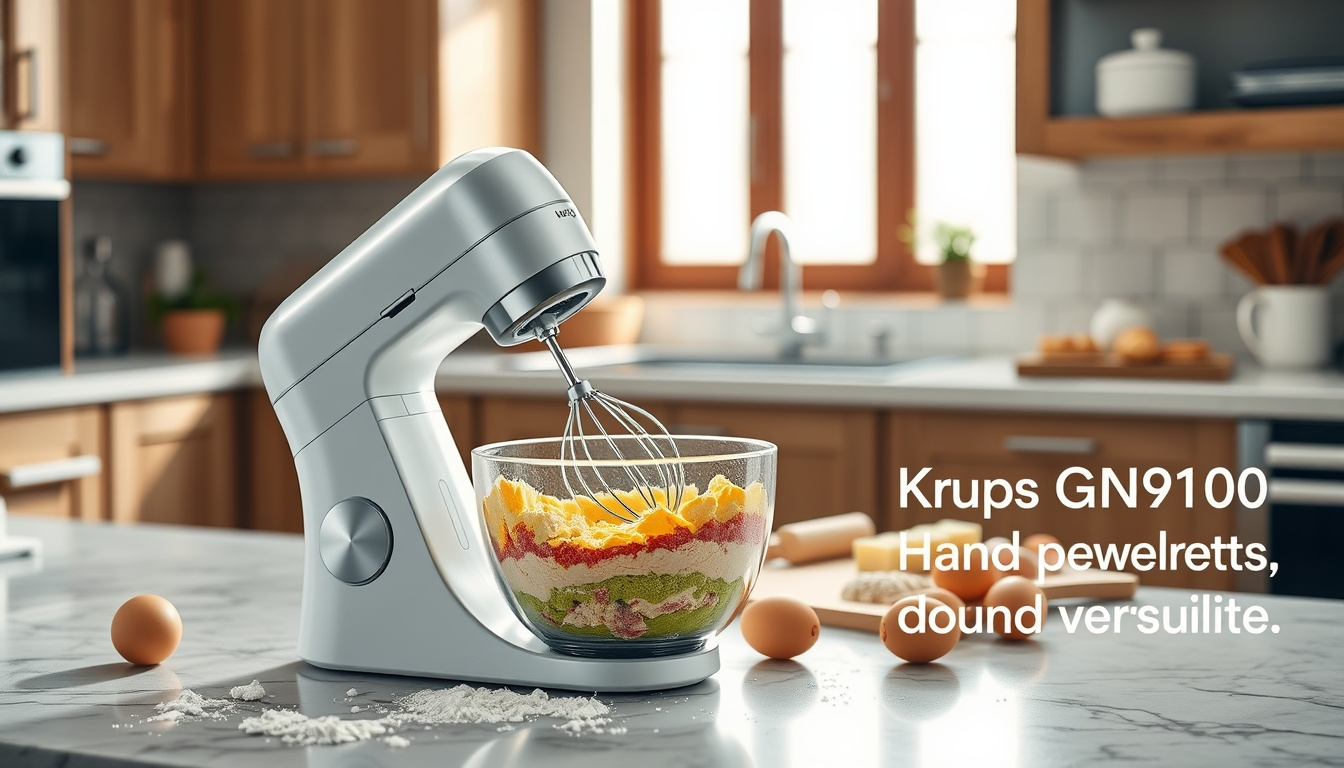 Krups GN9101 3 Mix 9000 Handmixer Test