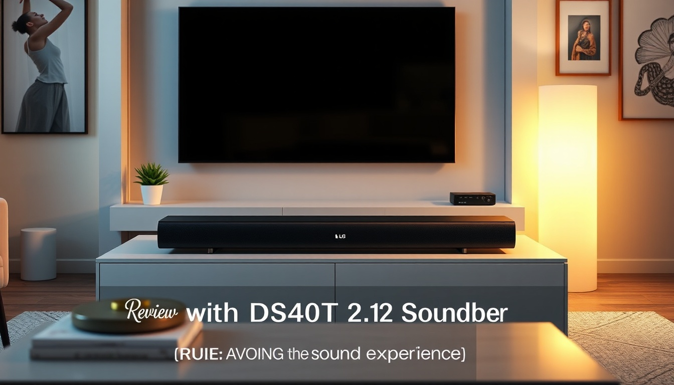 LG DS40T 2.1 Soundbar Schwarz