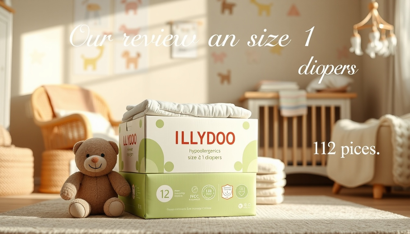 LILLYDOO hautfreundliche Windeln Größe 1 Halbmonatsbox 112 Stück Test