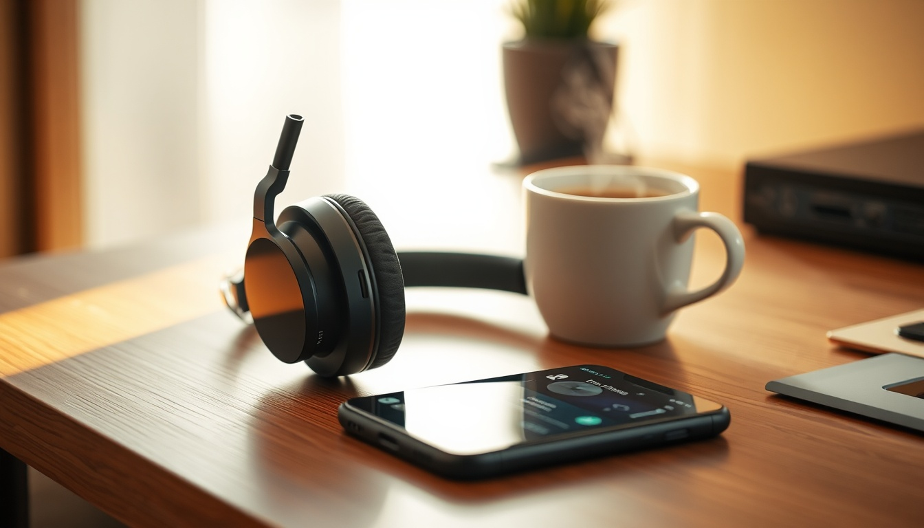 MUARRON Bluetooth 5.0 Kabellose kopfhörer Over Ear mit Mikrofonschwarz
