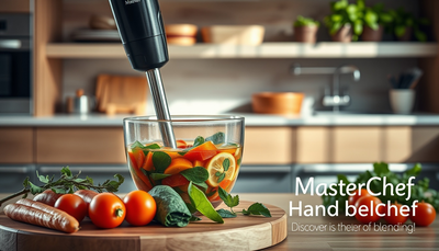 MasterChef Stabmixer Pürierstab mit Spritzschutz Test