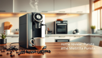 Melitta Purista Kaffeevollautomat mit Lieblingskaffee-Funktion silber schwarz Test