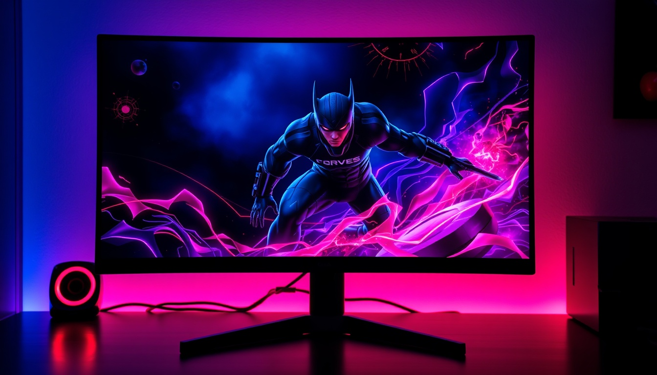 Minifire Curved Monitor MF24C1 Test