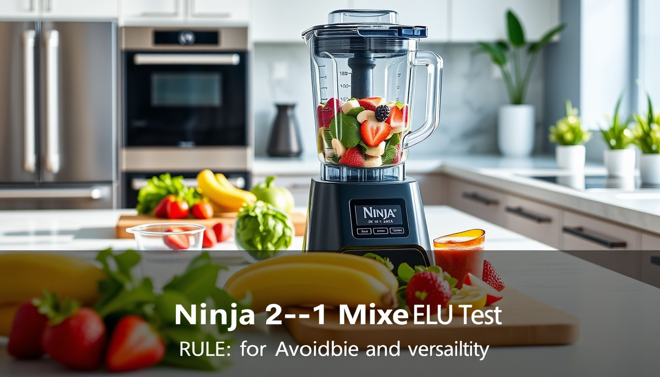 Ninja 2-in-1 Mixer BN750EU Test