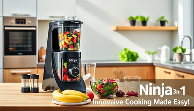 Ninja 3-in-1 Küchenmaschine und Mixer BN800EU Test
