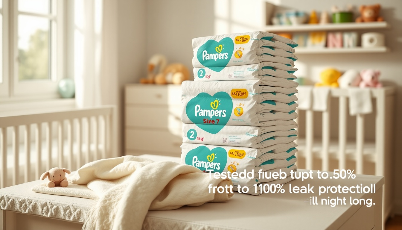Pampers Größe 7 Windeln 132 Stück 15kg+ Baby-Dry Test