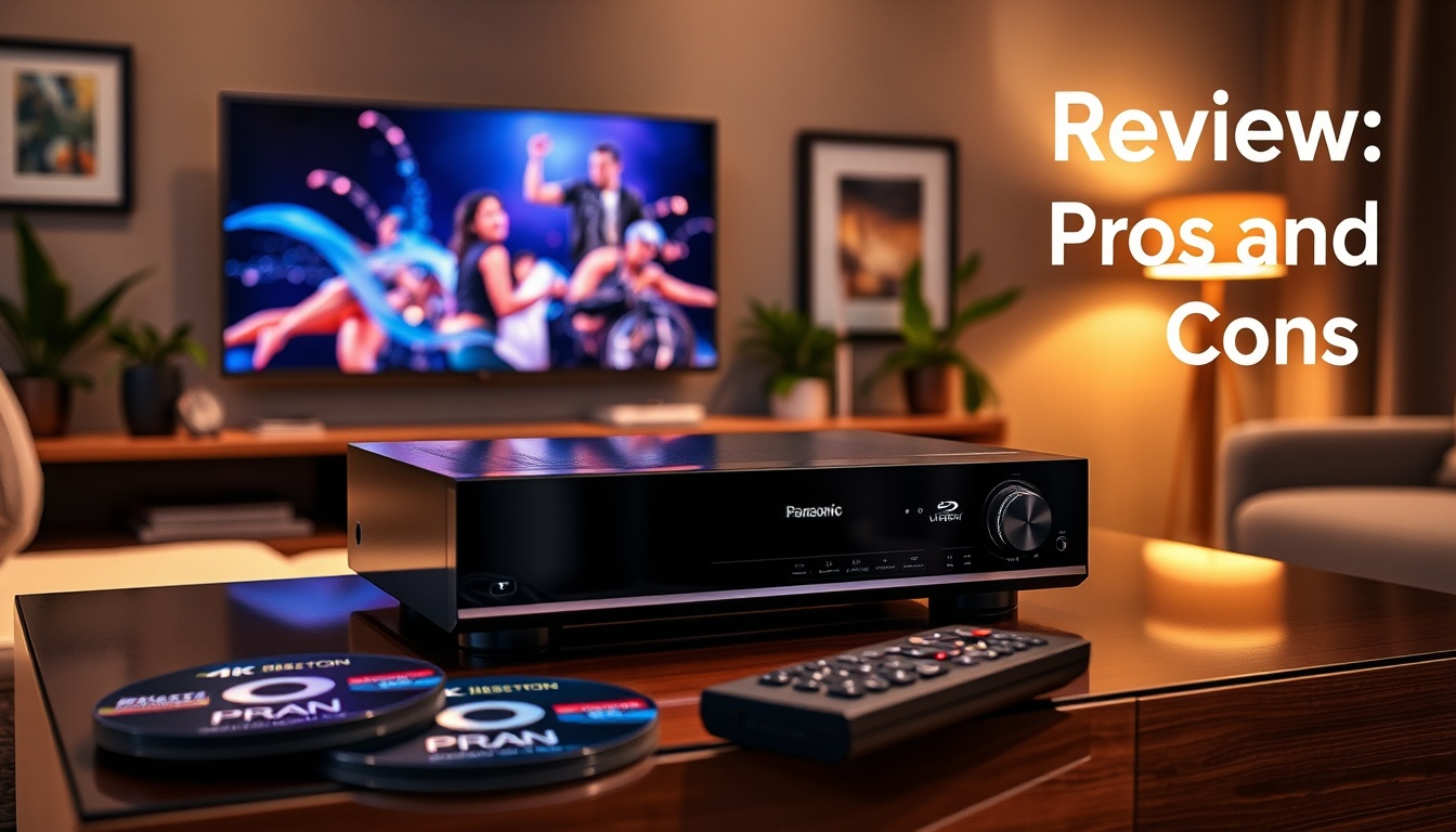 Panasonic DP-UB154EG-K Ultra HD Blu-ray Player in schwarz