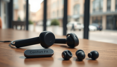 Panasonic RP-HJE125E-K Ergofit In-Ear-Kopfhörer mit kraftvollem Klang schwarz