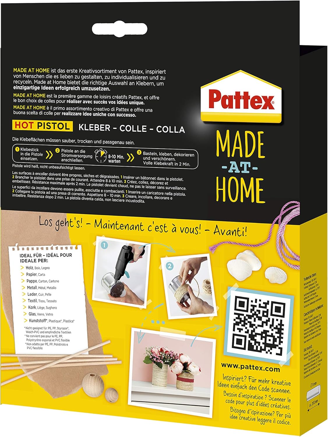 Pattex Heißklebepistole Made at Home Test