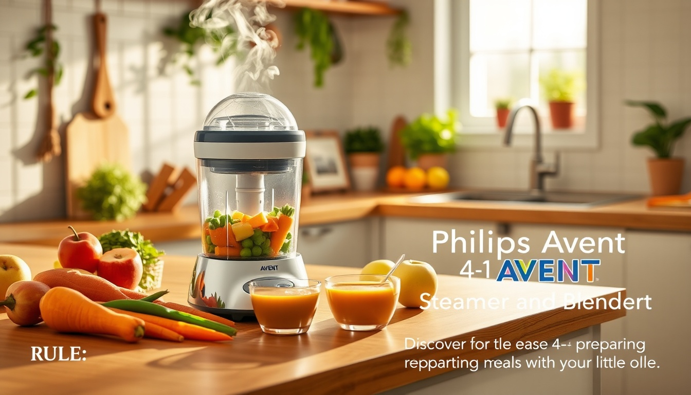 Philips Avent 4-in-1 Dampfgarer mit Mixer Premium Test