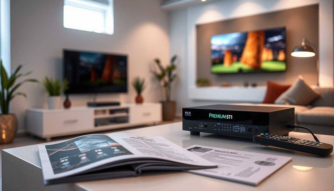 PremiumX Satelliten-Receiver HD 521 FTA Digital SAT TV-Receiver
