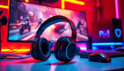 ROTTER® Kabellose Bluetooth Mobile Gaming Kopfhörer Black