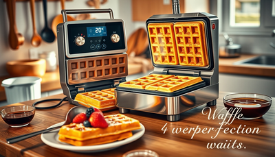 Reemix Waffeleisen für 4 belgische Waffeln Test