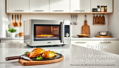 SEVERIN 3-in-1 Mikrowelle mit Grill und Ultra-Heißluftfunktion MW 7777 Test