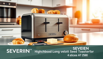 SEVERIN Automatik-Langschlitztoaster für 4 Toastscheiben AT 2590 Test