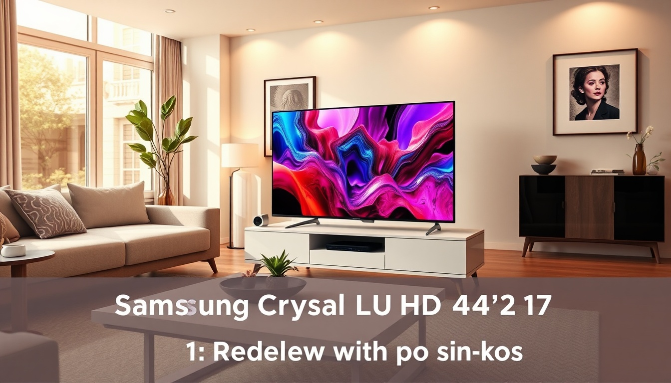 Samsung Crystal UHD 4K TV 43 Zoll GU43AU8079UXZG 2021