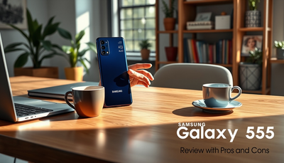 Samsung Galaxy A55 5G Smartphone 128 GB Awesome Navy