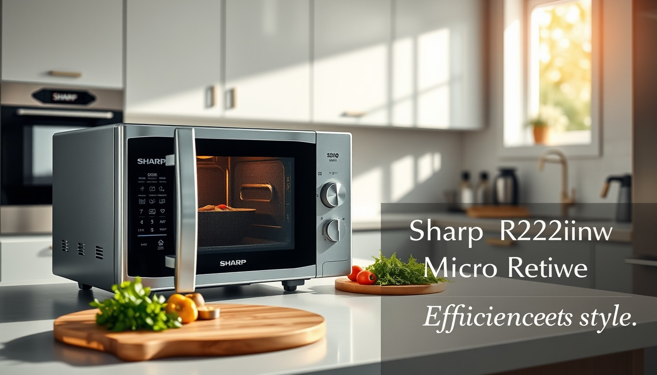 Sharp R242INW Solo-Mikrowelle Test