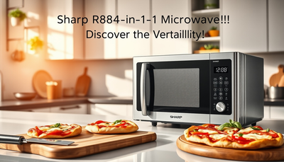 Sharp R843INW 4-in-1 Mikrowelle mit Heißluft Test