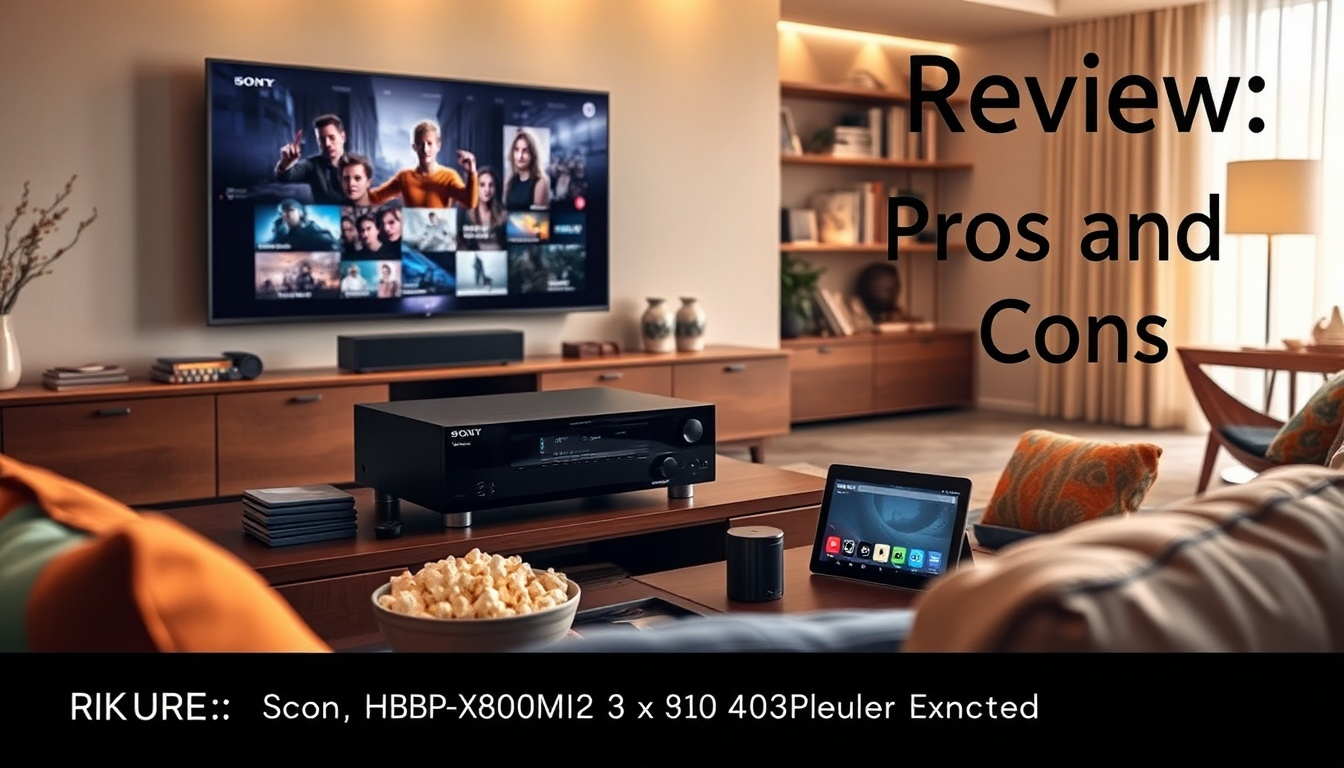 Sony UBP-X800M2 Blu-ray Disc Player Schwarz