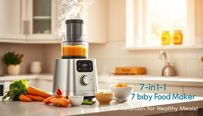 Sweety Fox Multifunktions Babynahrungszubereiter 7-in-1 Dampfgarer Test