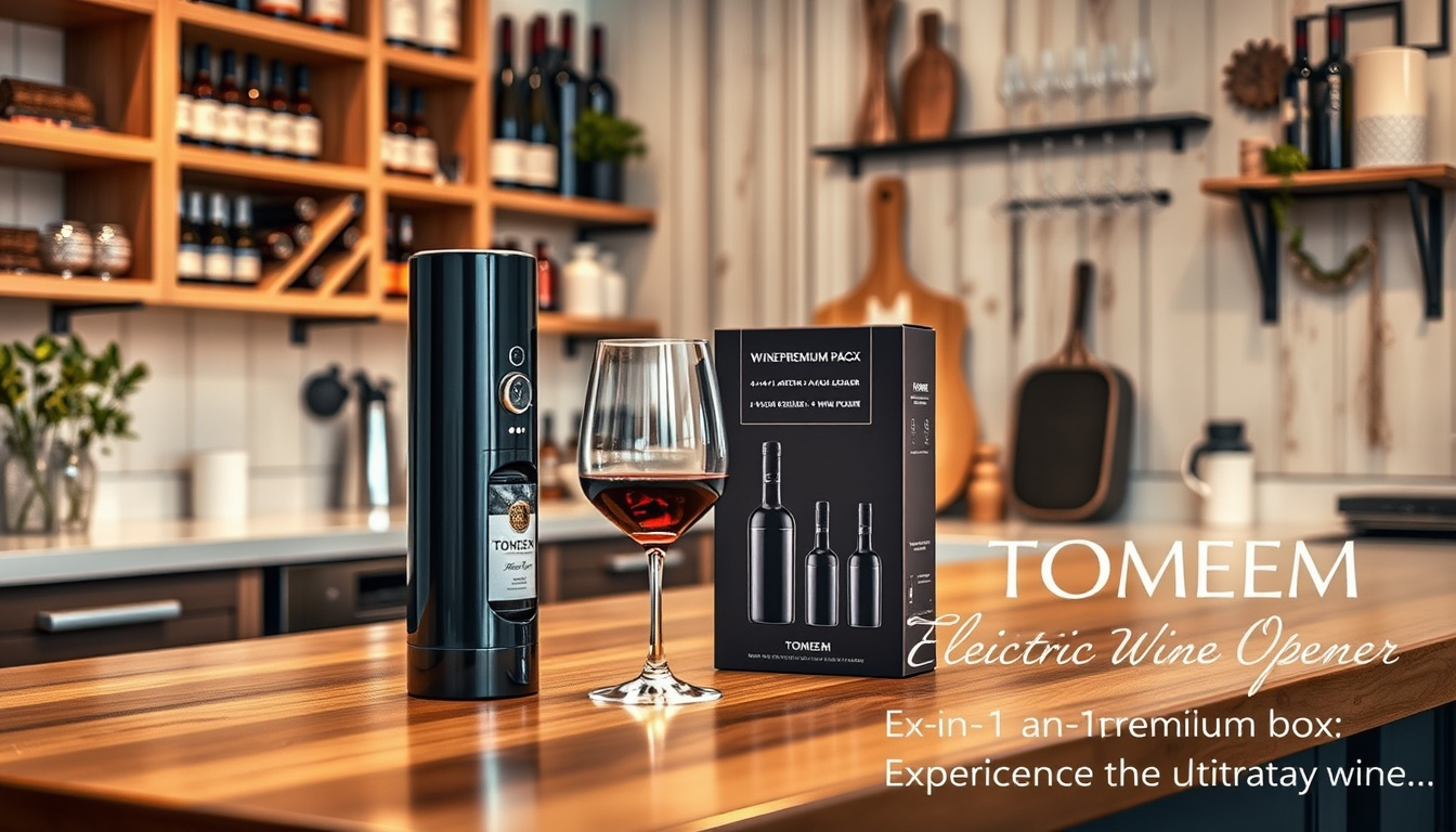 TOMEEM Elektrischer Weinkorkenzieher Test