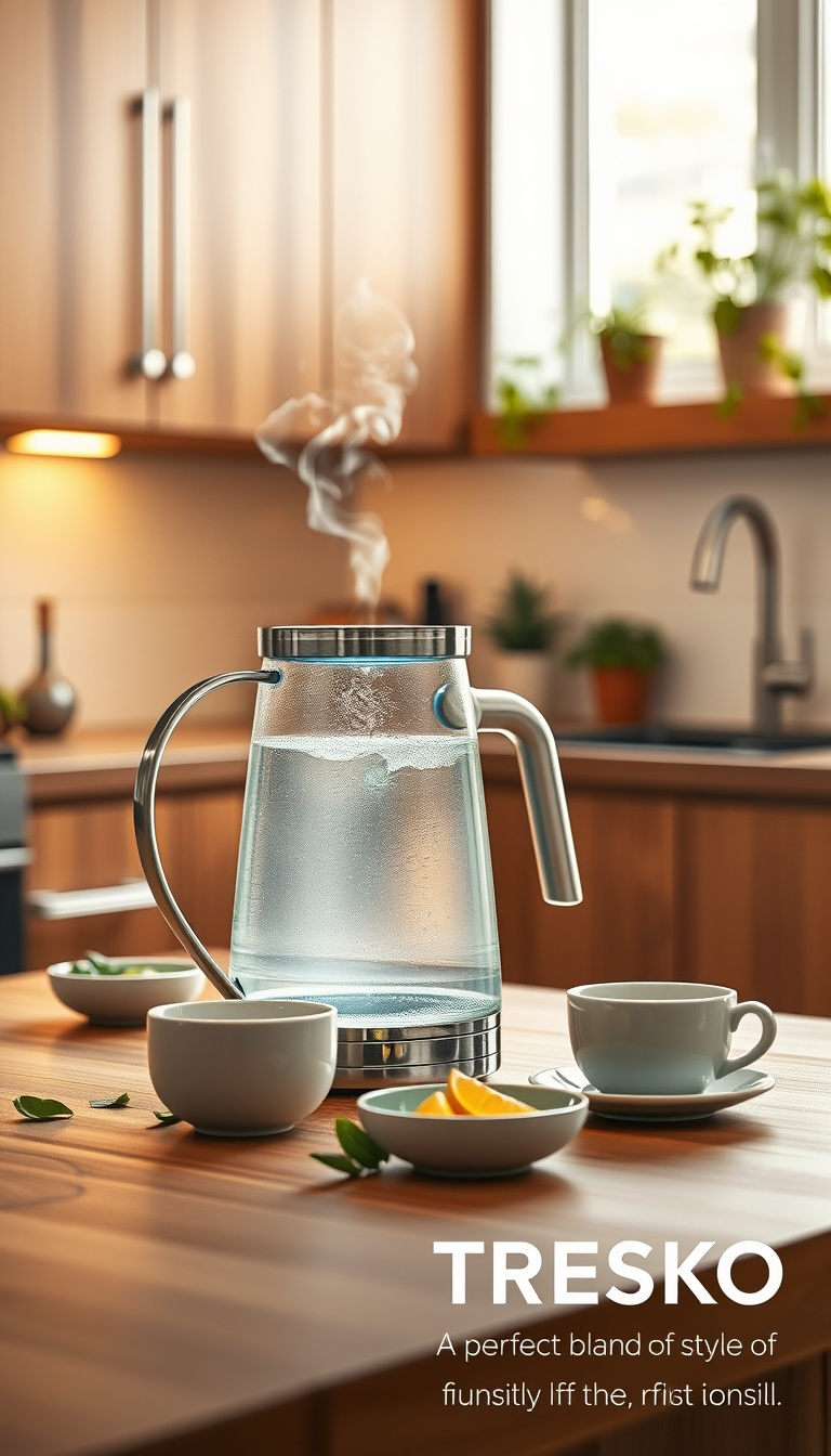 TRESKO Glas Wasserkocher Test