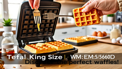 Tefal King Size Waffeleisen WM756D Test